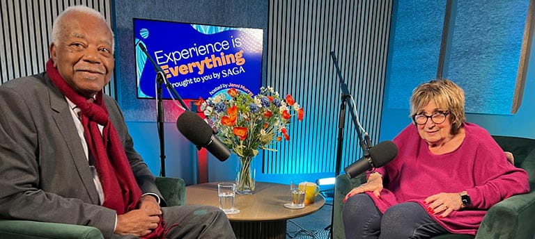 Sir Trevor McDonald and Jenni Murray